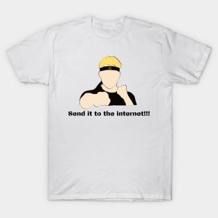 johnny lawrence send it to the internet T-Shirt